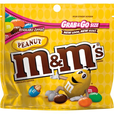 Order M&M's Milk Chocolate Peanut Candy 5.3oz food online from 7-Eleven store, Manteca on bringmethat.com