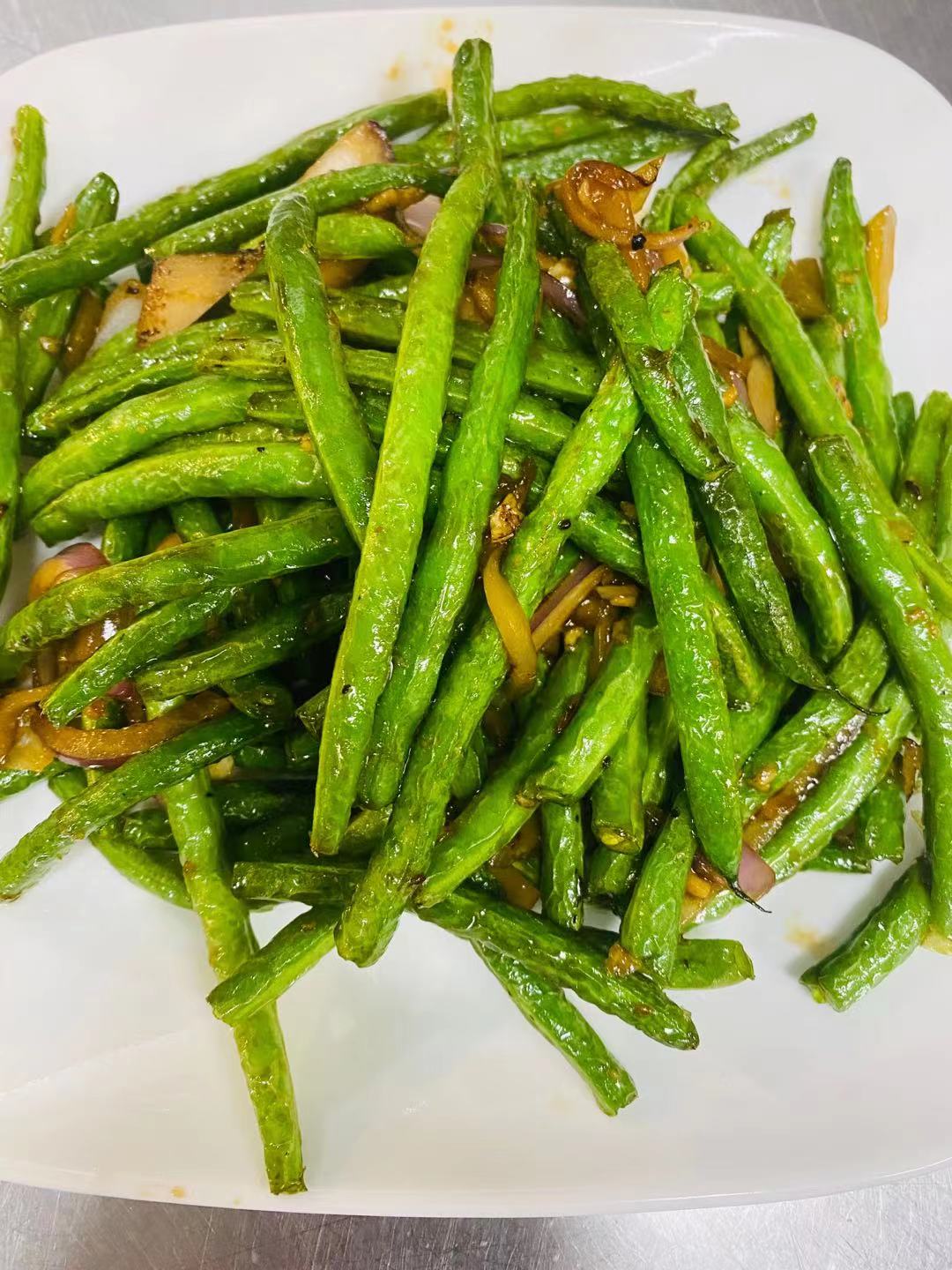 Order Szechuan String Bean  乾扁四季豆  food online from Dim Sum Club store, San Francisco on bringmethat.com