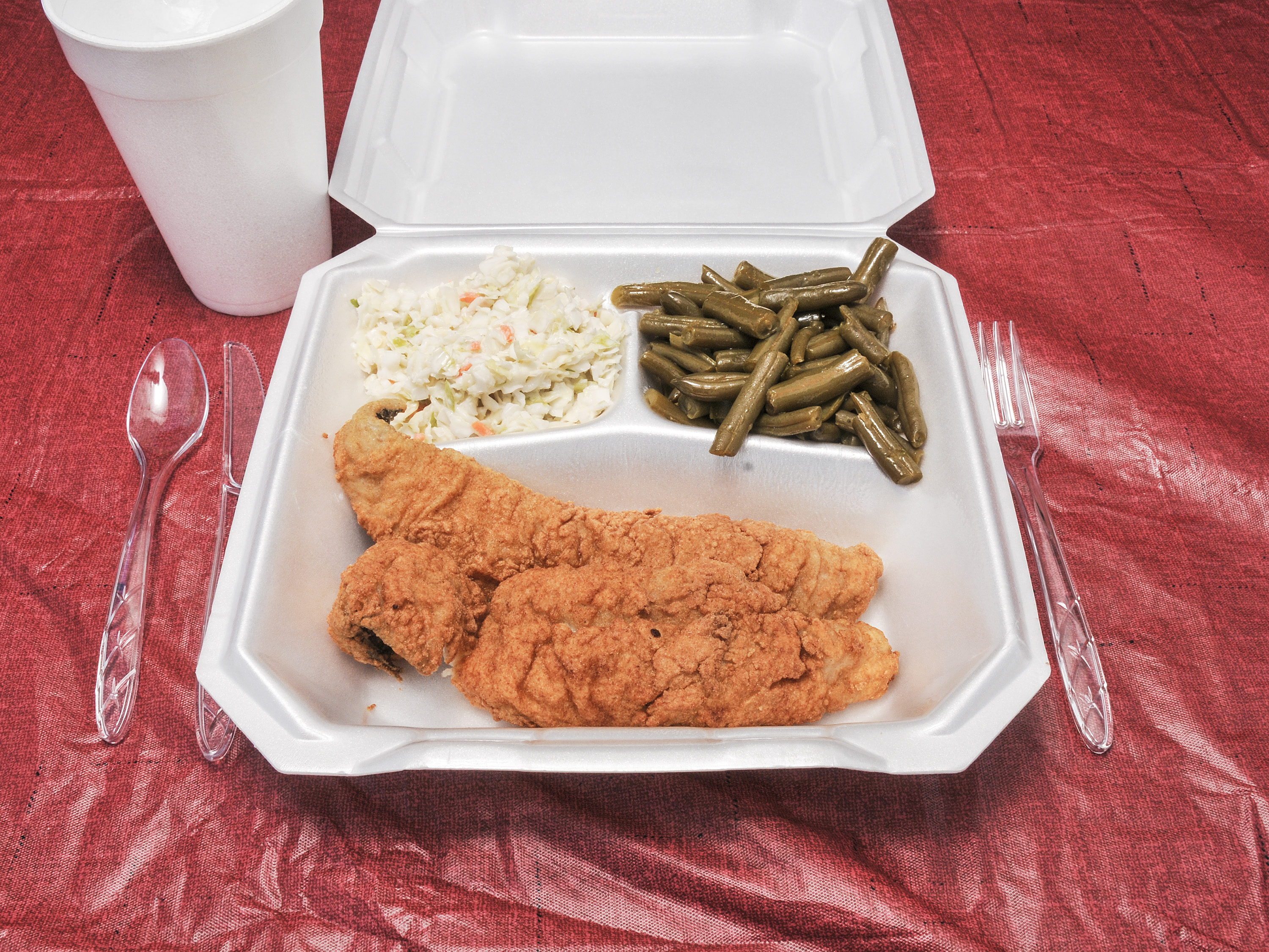Order Fish Dinner  food online from Don Murray's Barbecue 2 Go store, Raleigh on bringmethat.com