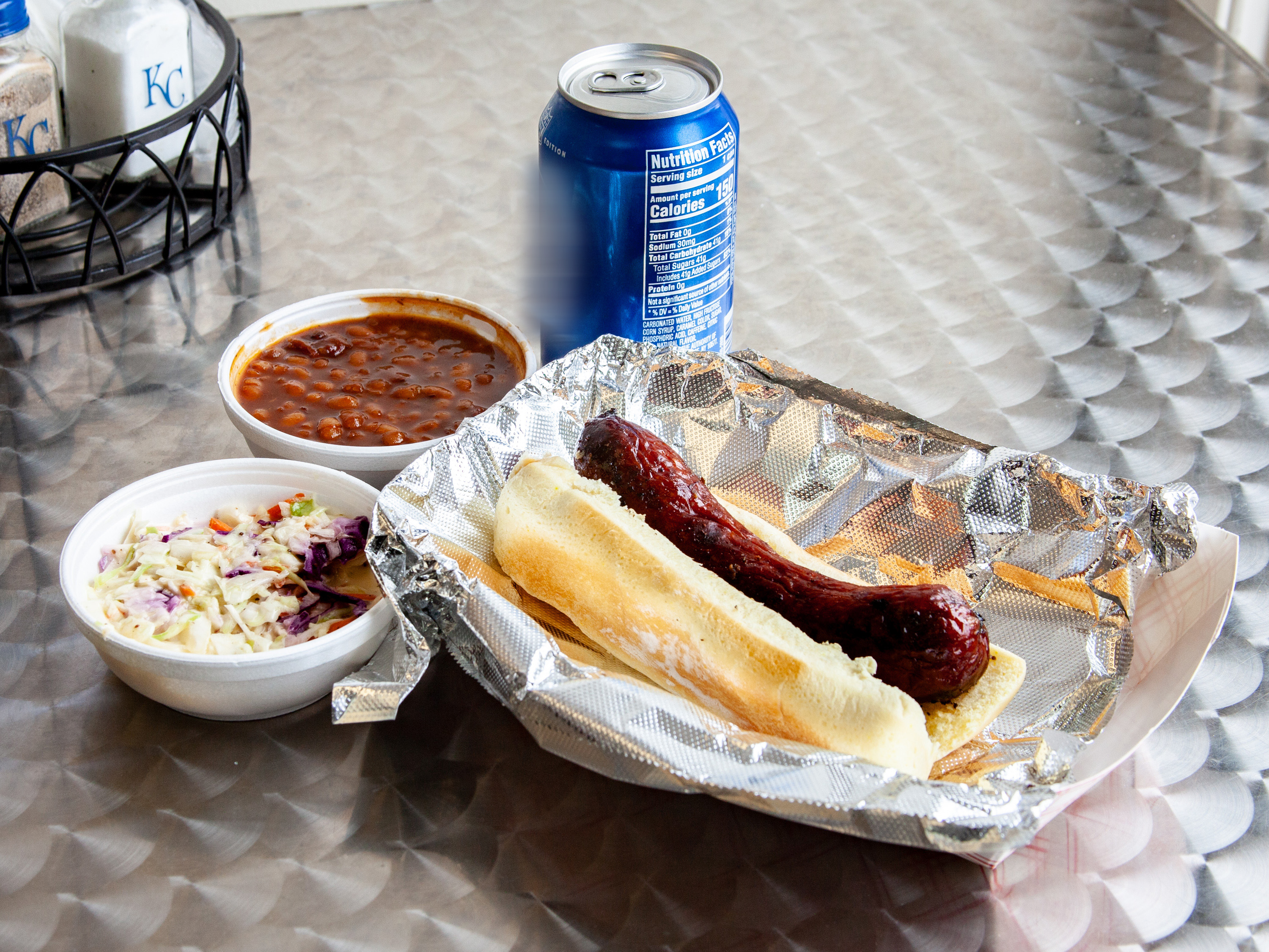 Order Polish Sausage Dinner food online from Kansas City Barbecue Pit store, Decatur on bringmethat.com