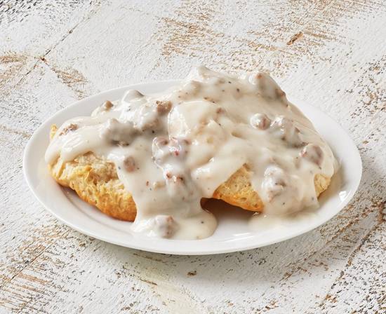 Order 1 Biscuit & Gravy food online from Huddle House store, New Haven on bringmethat.com