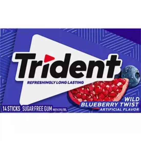 Order Trident Gum - Wild Blueberry Twist food online from IV Deli Mart store, Goleta on bringmethat.com