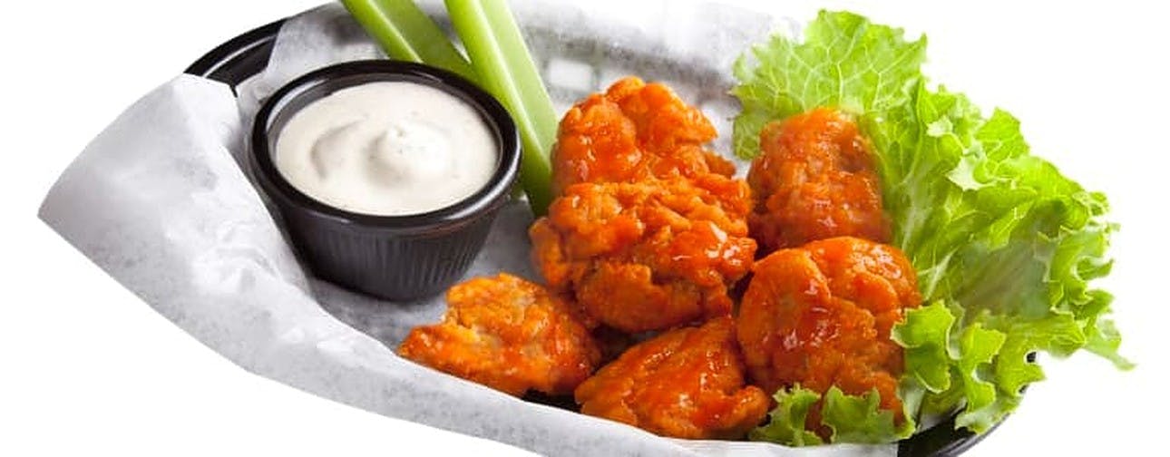Order Boneless Wings - 6 Pieces food online from Round Table Pizza store, Saratoga on bringmethat.com