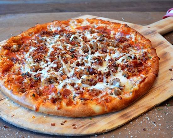 Order Meatza' Pizza food online from Local Pizza and Wings store, Huntersville on bringmethat.com