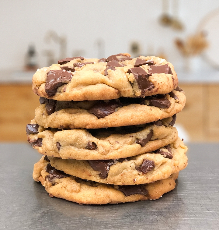 Order Sea-Salted Chocolate Cookie food online from 10 Pizza store, Falls Church on bringmethat.com