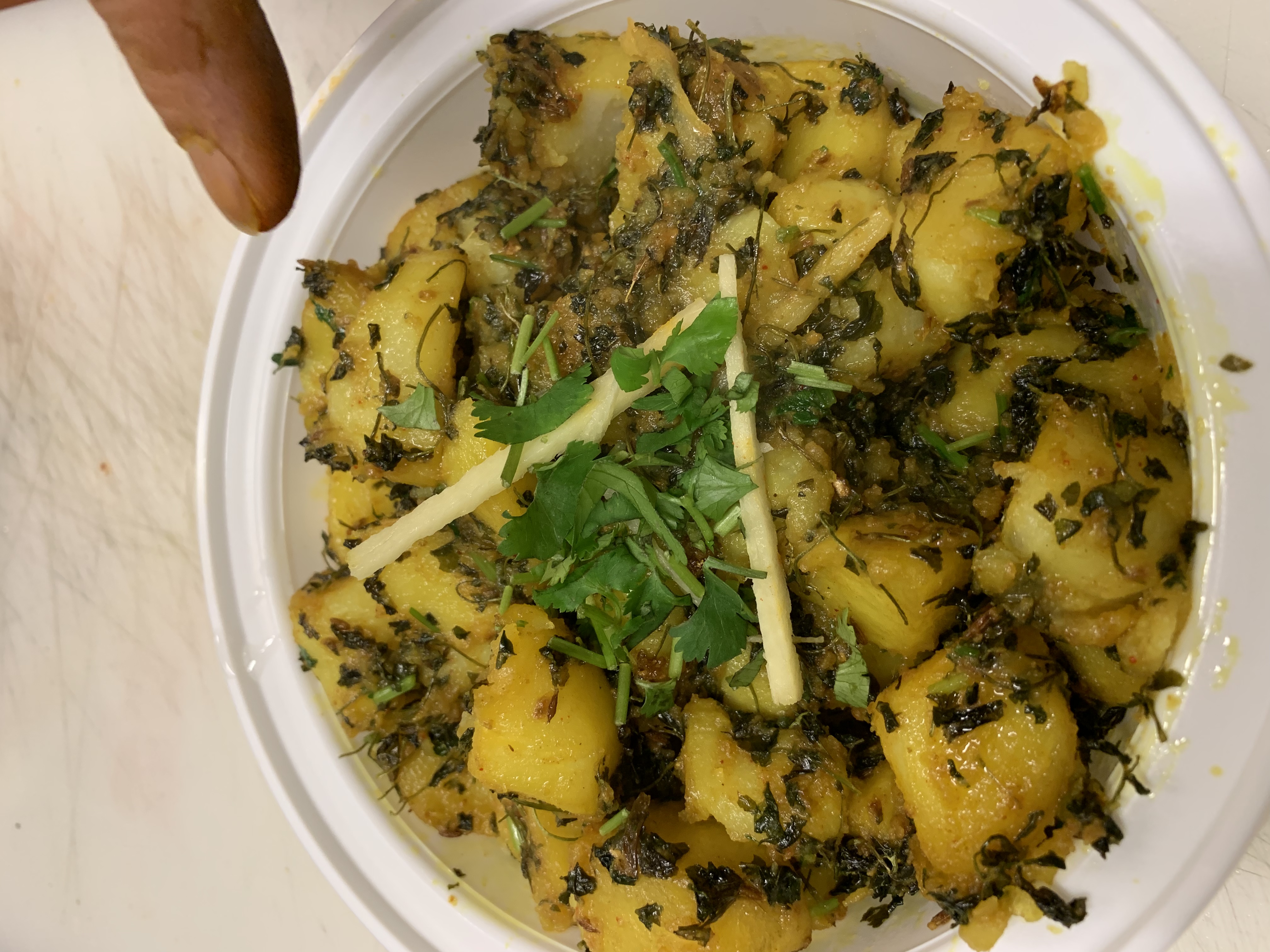 Order Alu Methi food online from Tandav Indian Cuisine store, Baltimore on bringmethat.com