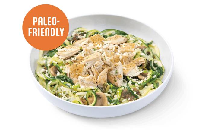 Order Zucchini Roasted Garlic Cream with Grilled Chicken food online from Noodles & Company store, Cedar Rapids on bringmethat.com