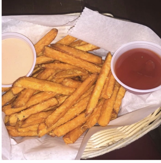 Order Sweet Potato Fries food online from Tropix Bar & Lounge store, Rego Park on bringmethat.com