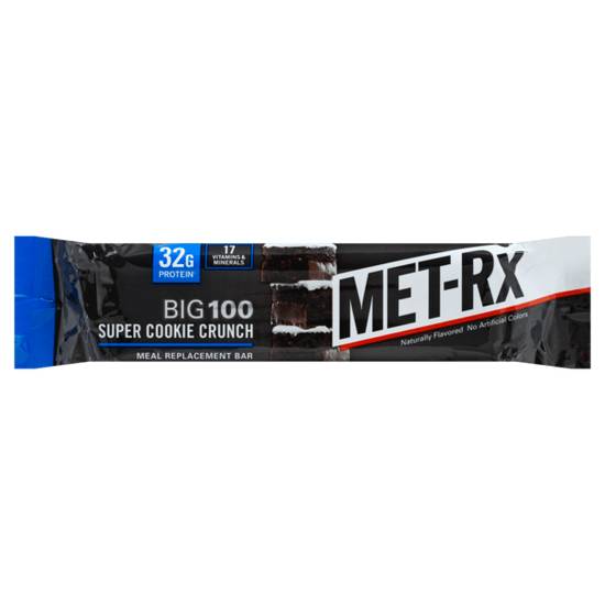 Order Met-Rx Super Cookie Crunch Big 100 3.52oz food online from Casey'S store, SEARCY on bringmethat.com