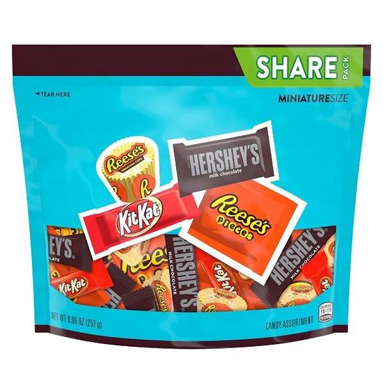 Order Hershey's Miniatures Candy Assortment, 9.08 OZ, 25 CT food online from CVS store, CARMICHAEL on bringmethat.com