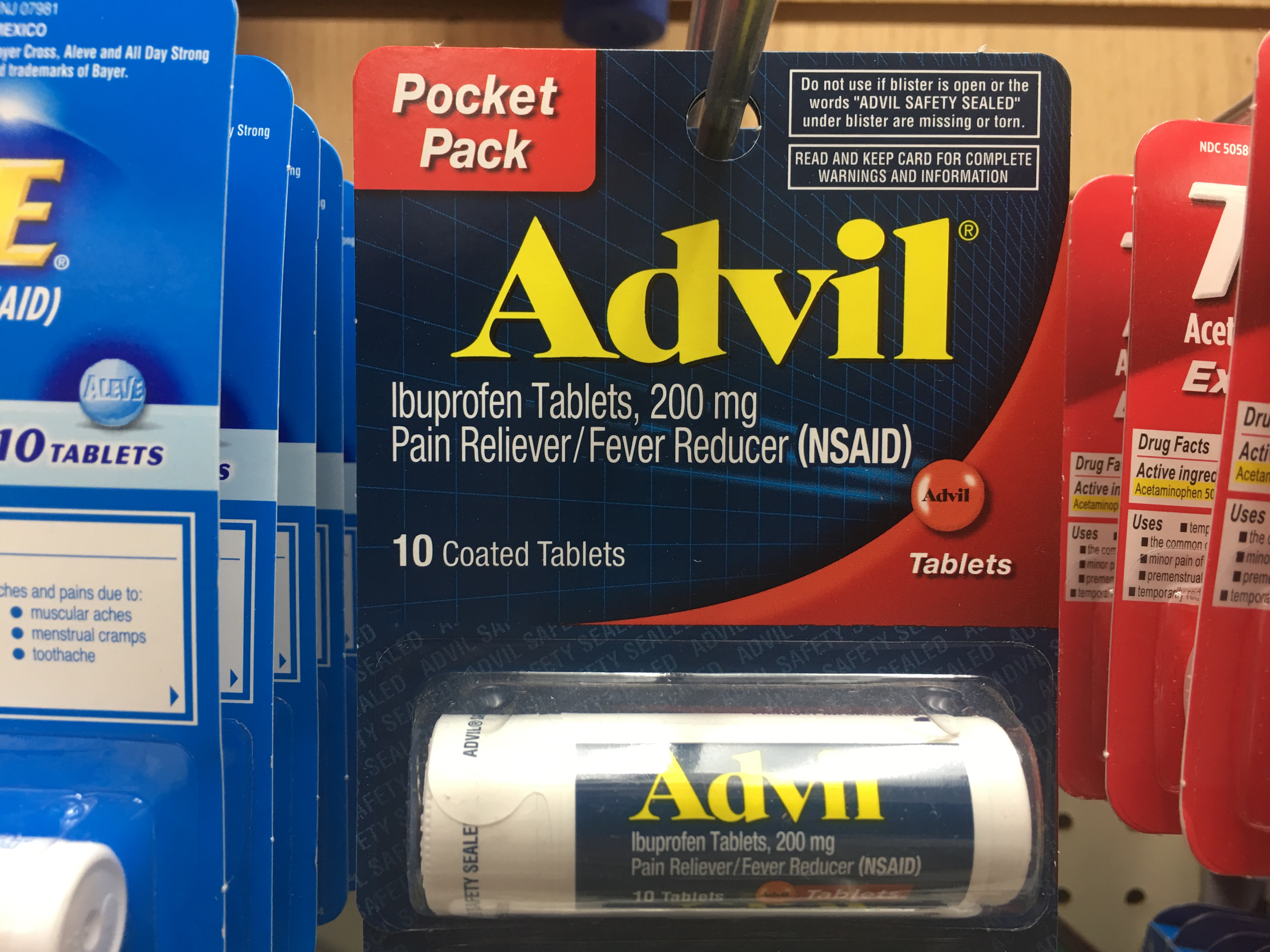 Order Advil 10 pk food online from The Ice Cream Shop store, Providence on bringmethat.com