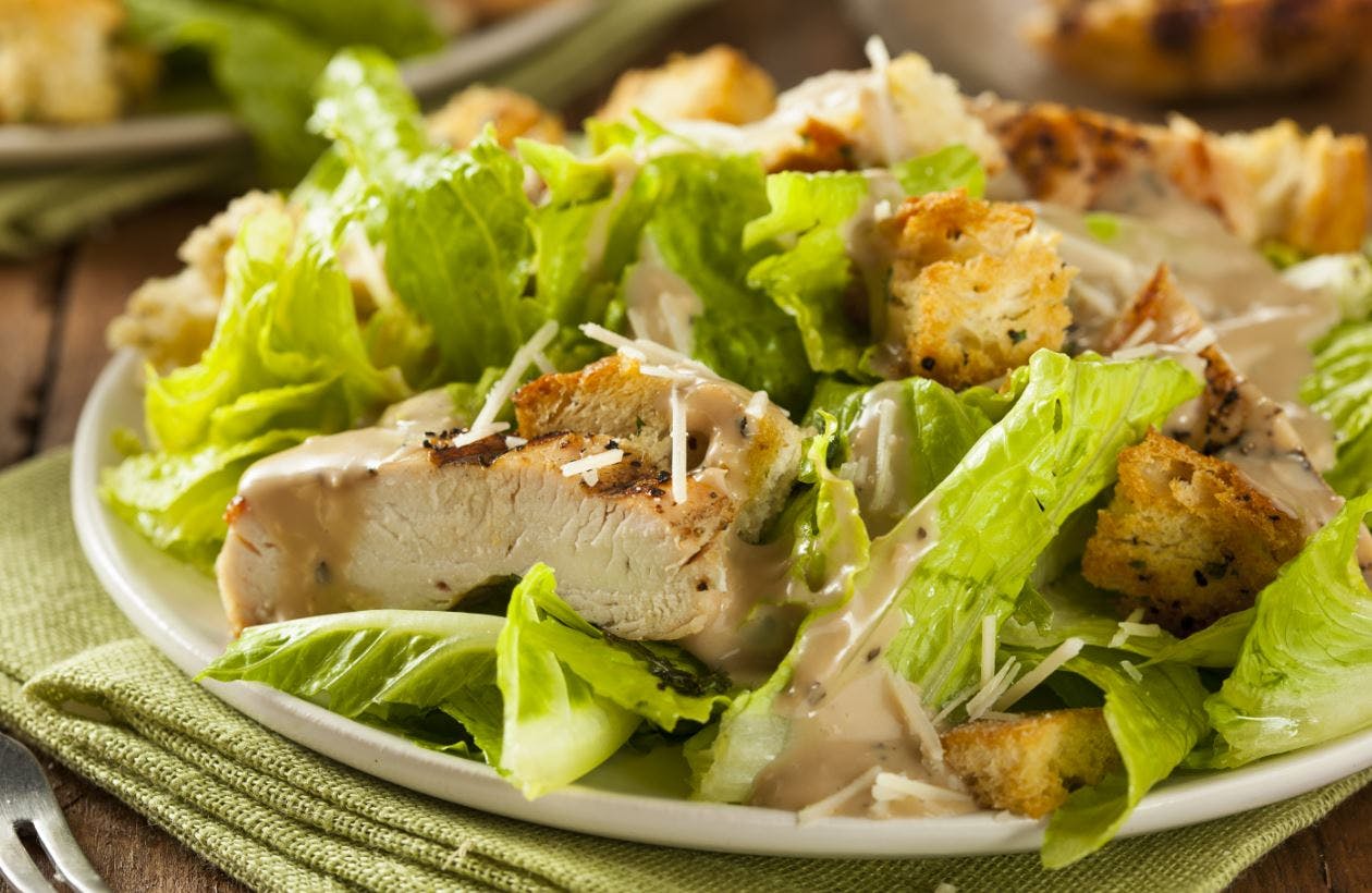 Order Grilled Chicken Caesar Salad - Salad food online from Lunetta pizza store, New York on bringmethat.com