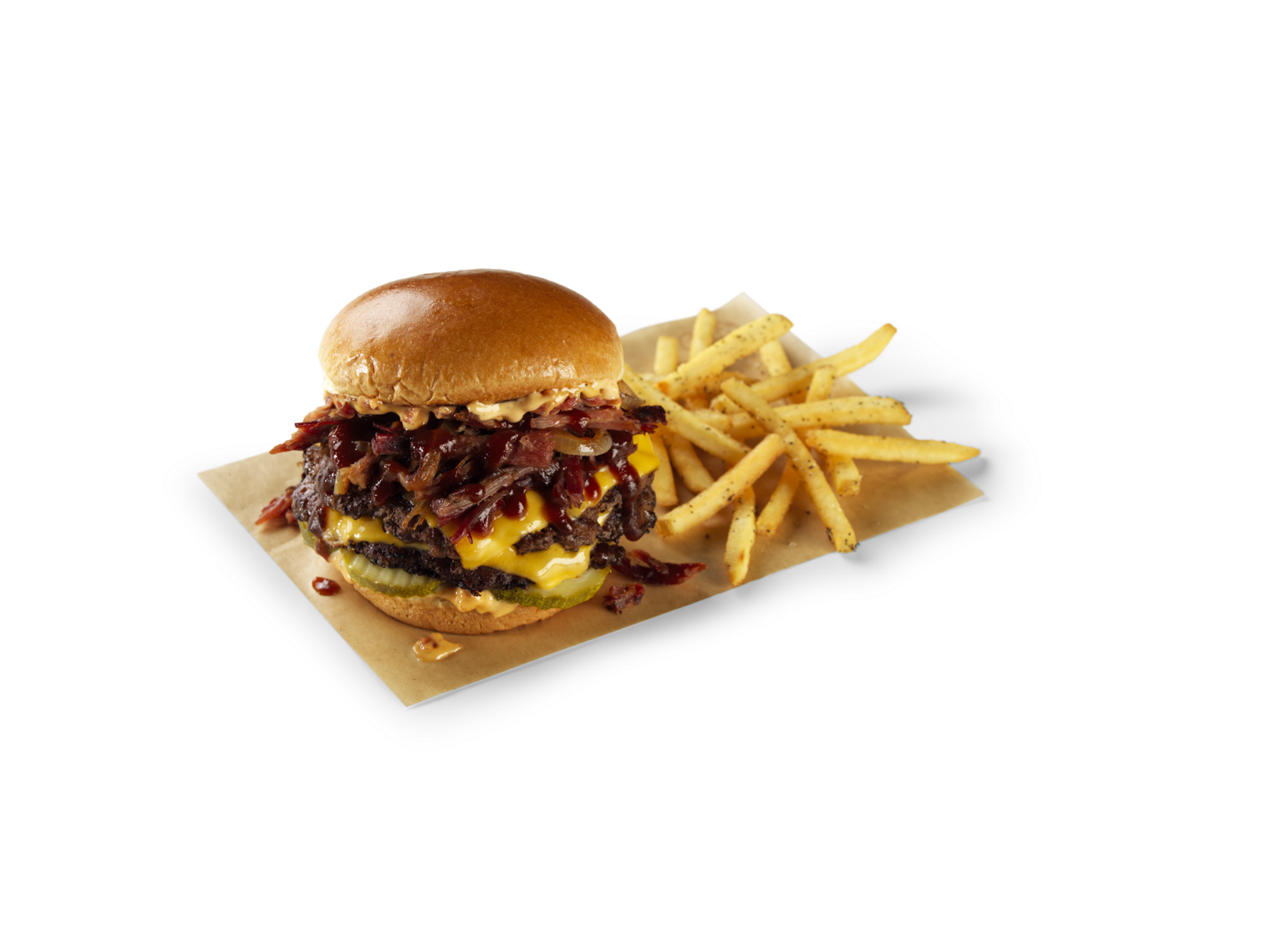 Order Smoked Brisket Burger food online from Wild Burger store, Charlotte on bringmethat.com