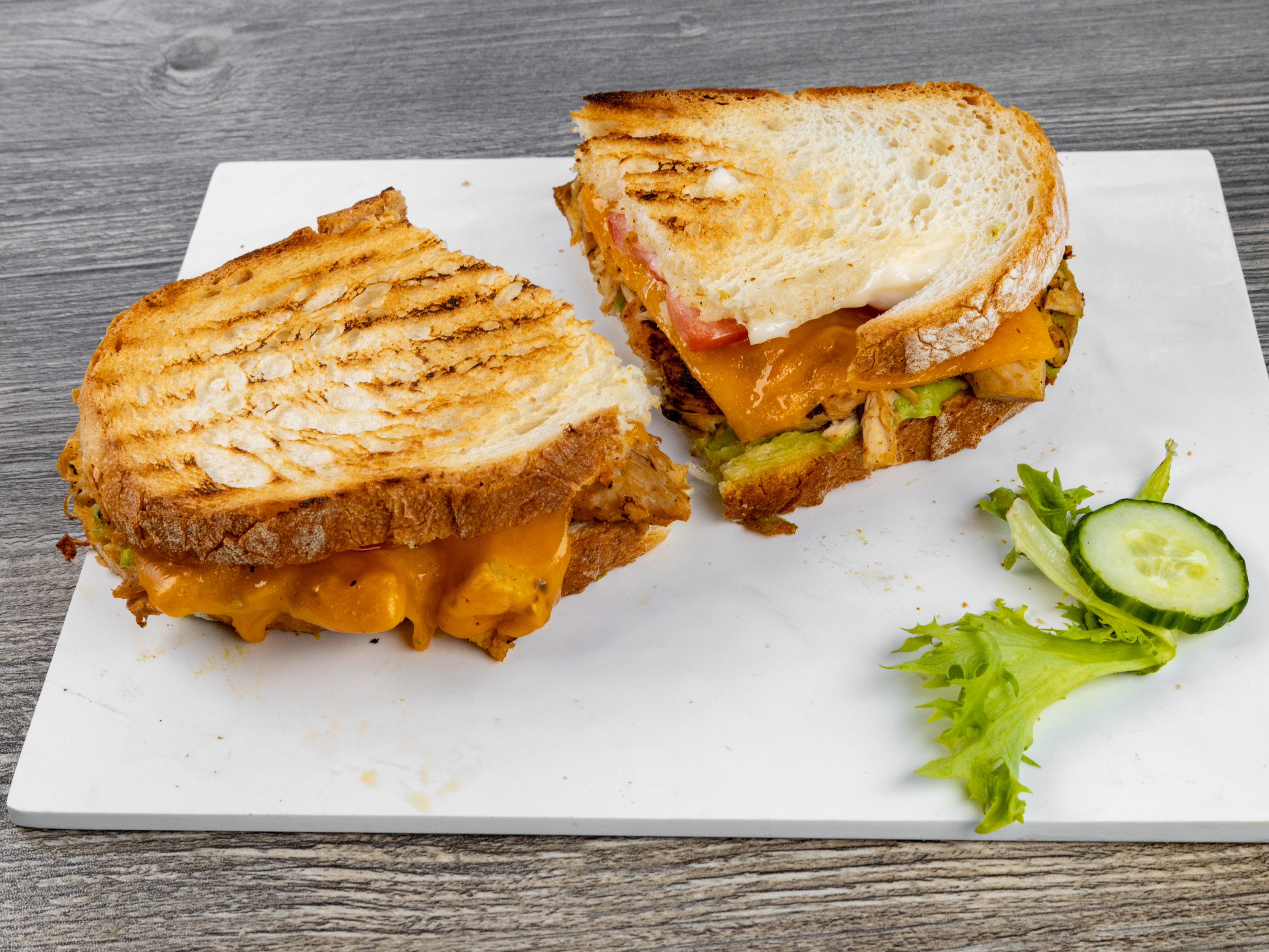 Order Chicken Avocado Panini food online from Avocado Theory store, Tinley Park on bringmethat.com