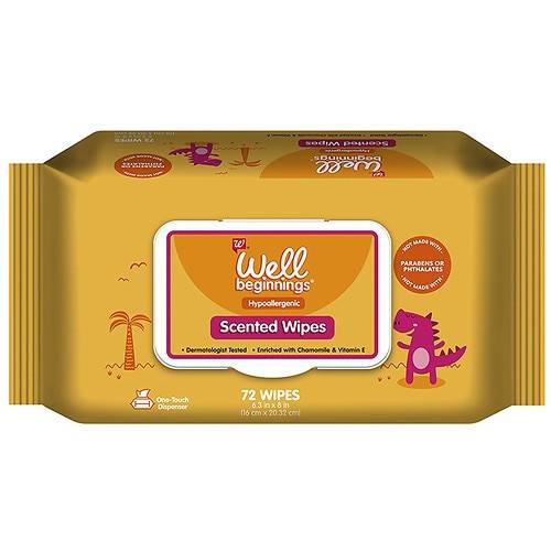 Order Well Beginnings Scented Baby Wipes - 72.0 ea food online from Walgreens store, FAIRBANKS on bringmethat.com