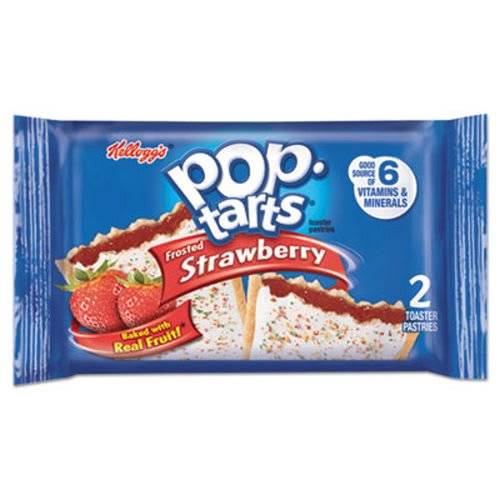 Order Pop Tarts Frosted Strawberry Pastries 2 Count food online from Exxon Food Mart store, Port Huron on bringmethat.com