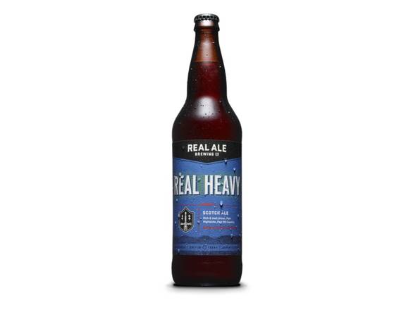 Order Real Ale Real Heavy Scotch Ale - 22oz Bottle food online from Liquor Cabinet store, Houston on bringmethat.com
