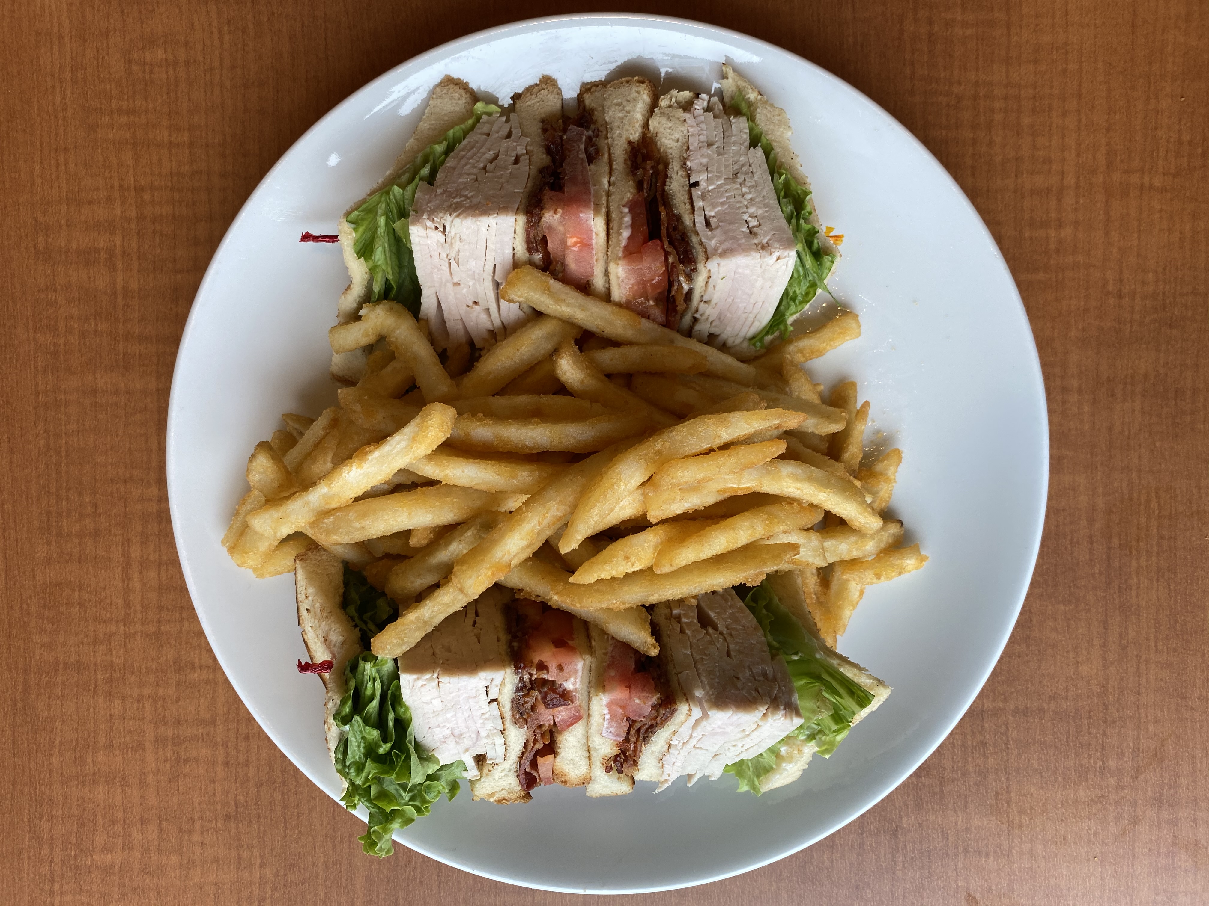Order Turkey Club Sandwich food online from Penrose Diner store, Philadelphia on bringmethat.com