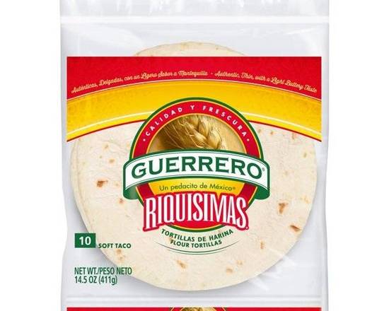Order Guerrero Riquisimas Soft Taco Flour Tortillas, 58.33 oz  food online from Pit Stop Liquor Mart store, El Monte on bringmethat.com