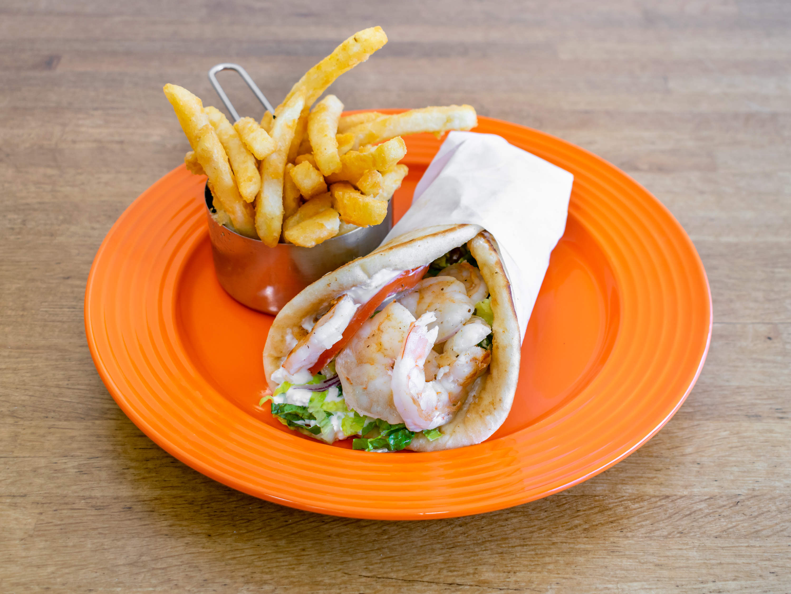 Order SHRIMP GYRO SPECIAL food online from Valley Fresh store, West Orange on bringmethat.com