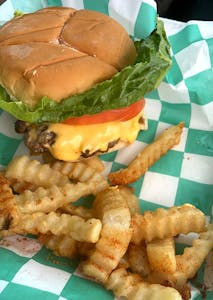 Order 3. Cheeseburger food online from The Lunchbox store, Radcliff on bringmethat.com