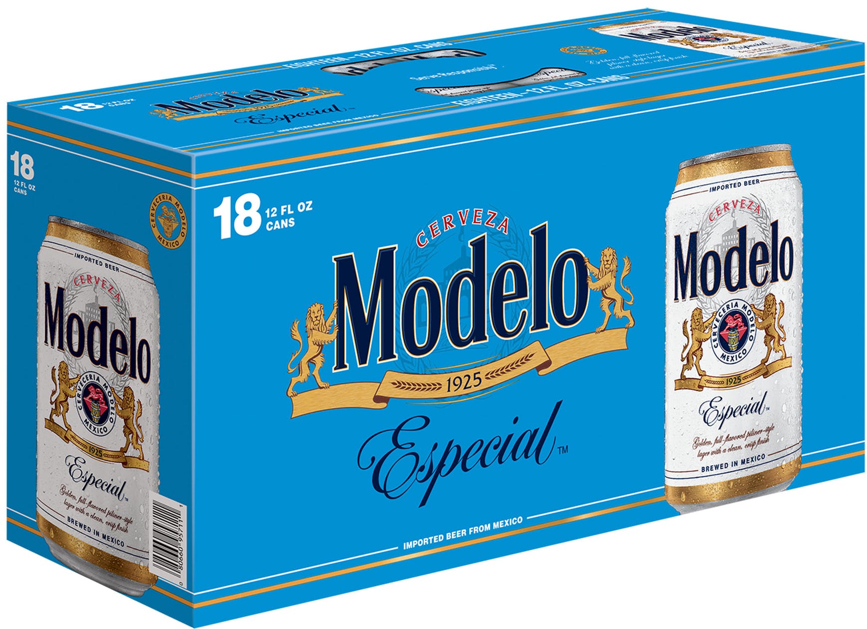 Order Modelo espeeial 18pk-12oz cans food online from Divine Wine and Spirits store, San Diego on bringmethat.com