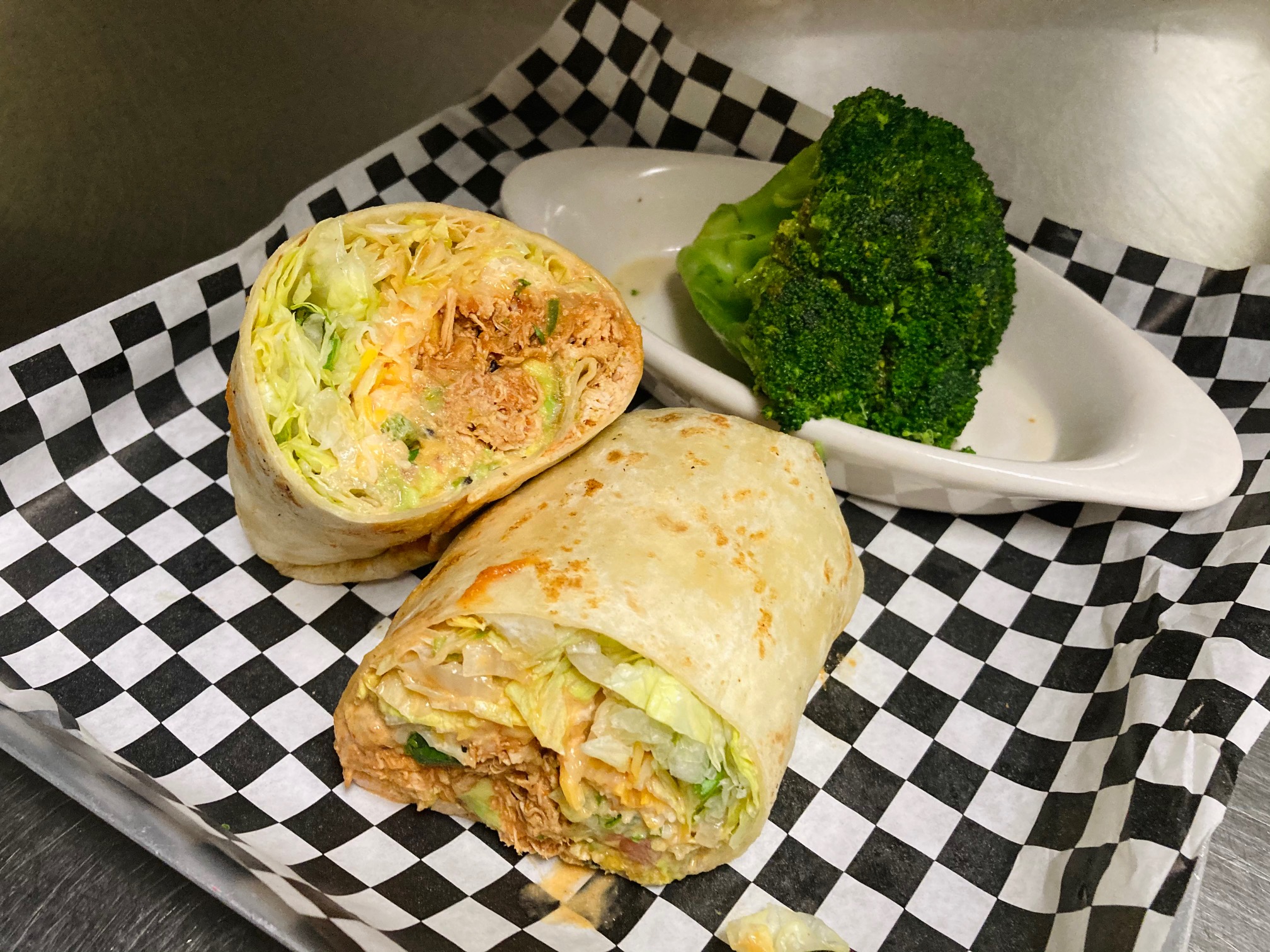 Order Loco Chicken Wrap  food online from Saints Pub + Patio store, Independence on bringmethat.com