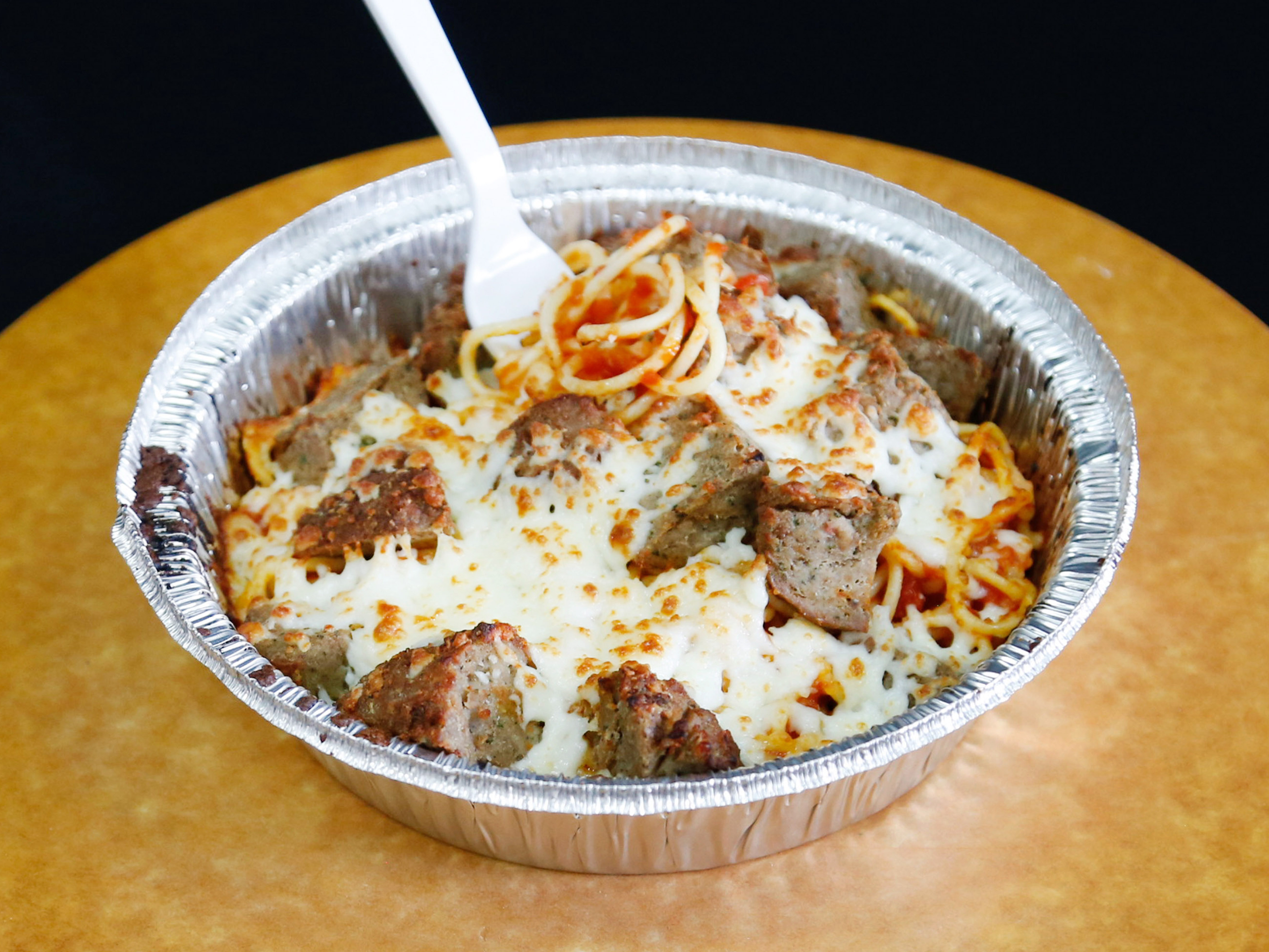 Order Spaghetti with Meatballs food online from Mr Pizza store, Van Nuys on bringmethat.com