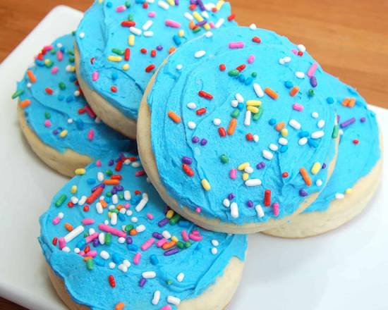 Order Blue Frosted Cookie food online from Soup Kettle Grille store, Meridian on bringmethat.com