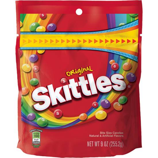 Order Skittles Original Candy Bag (9 oz) food online from Rite Aid store, Yamhill County on bringmethat.com
