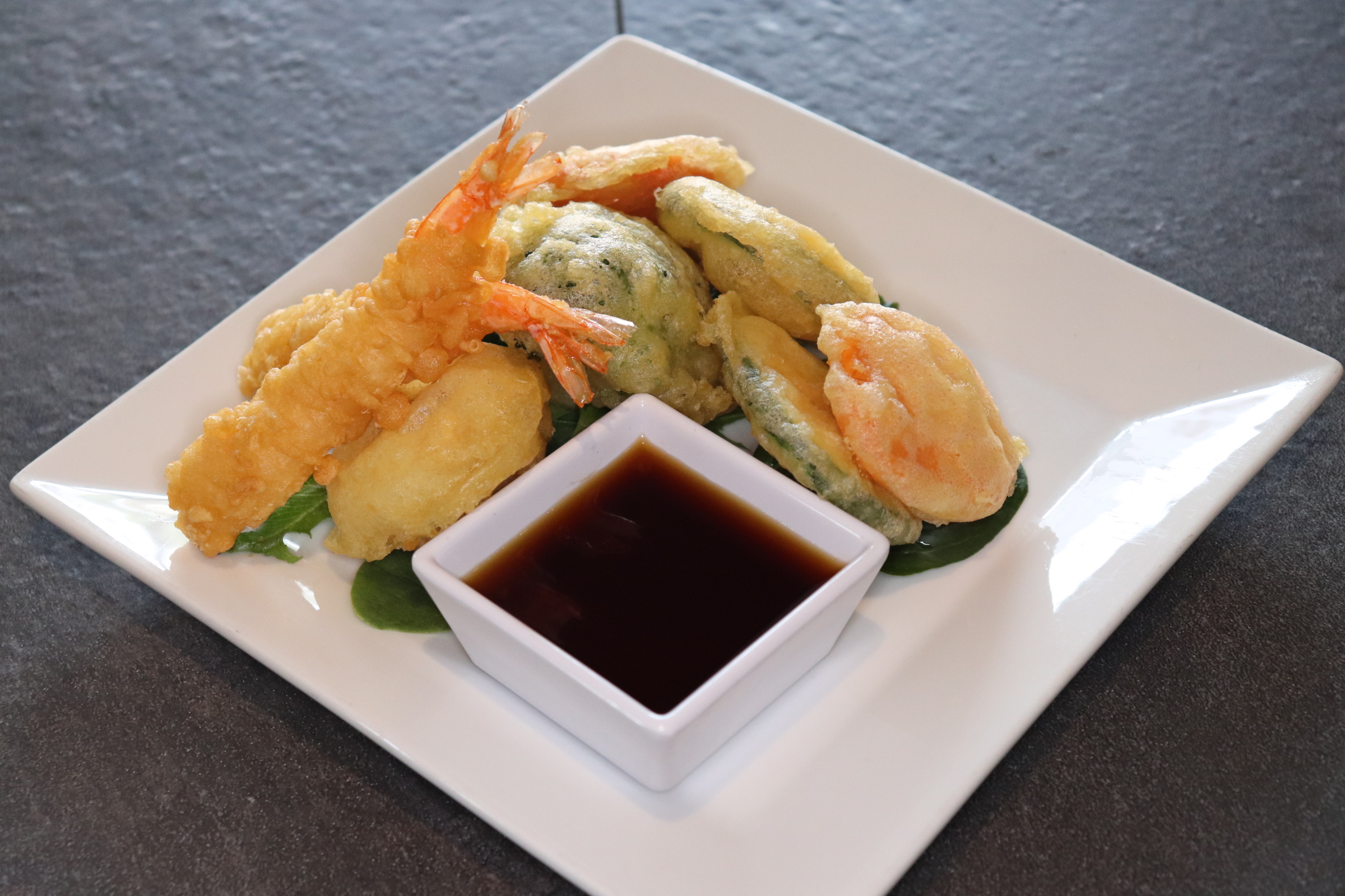 Order Shrimp & Veg Tempura  food online from Toshiko Japanese Cuisine store, Hanford on bringmethat.com