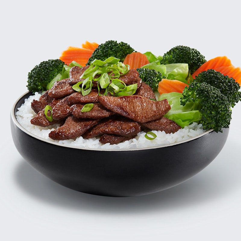Order Plantspired Steak Veggie Bowl  food online from Waba Grill store, Fountain Valley on bringmethat.com