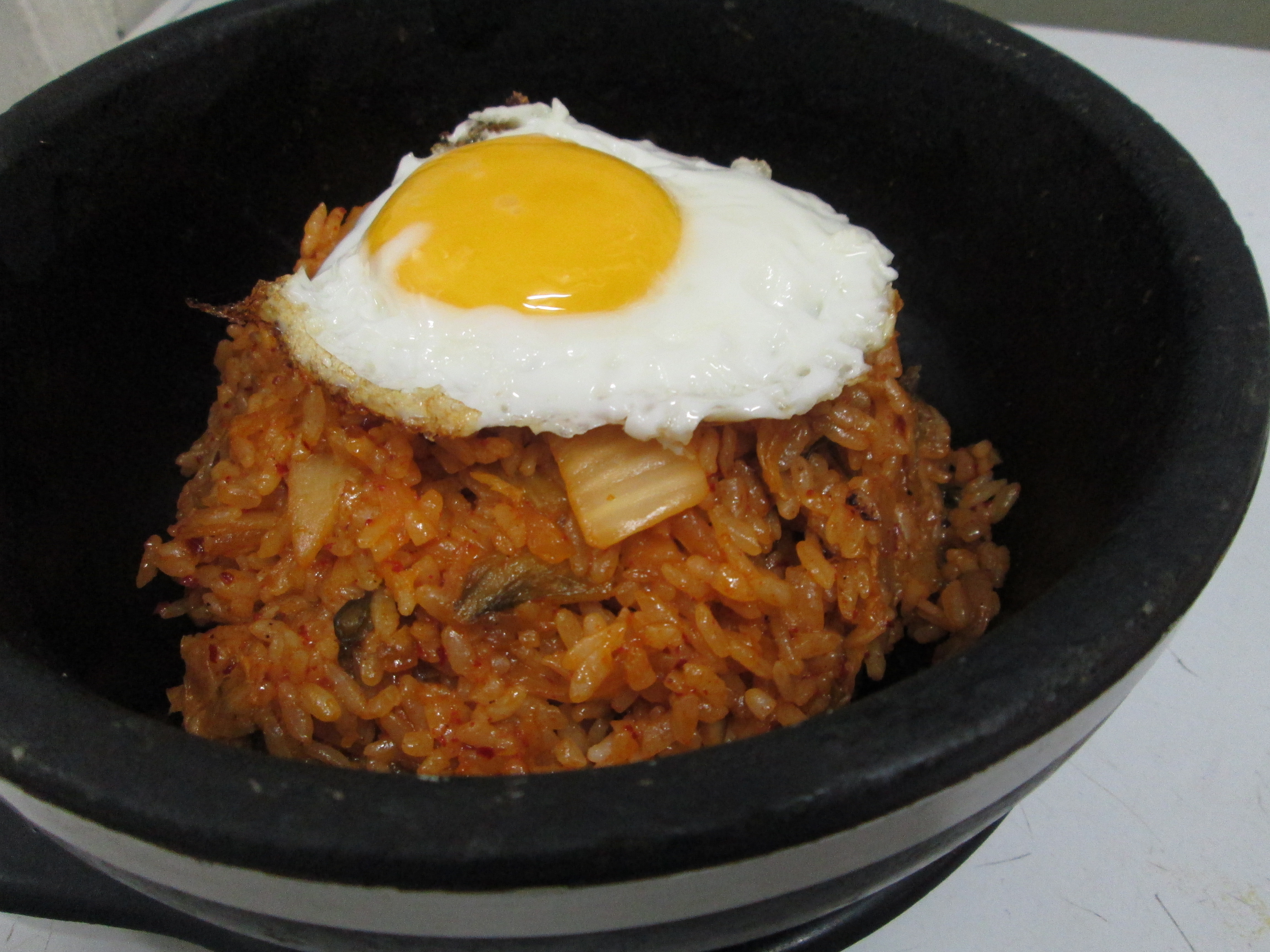 Order Kimchi Fried Rice Bowl with Meat & fried Egg food online from Tampopo store, Philadelphia on bringmethat.com