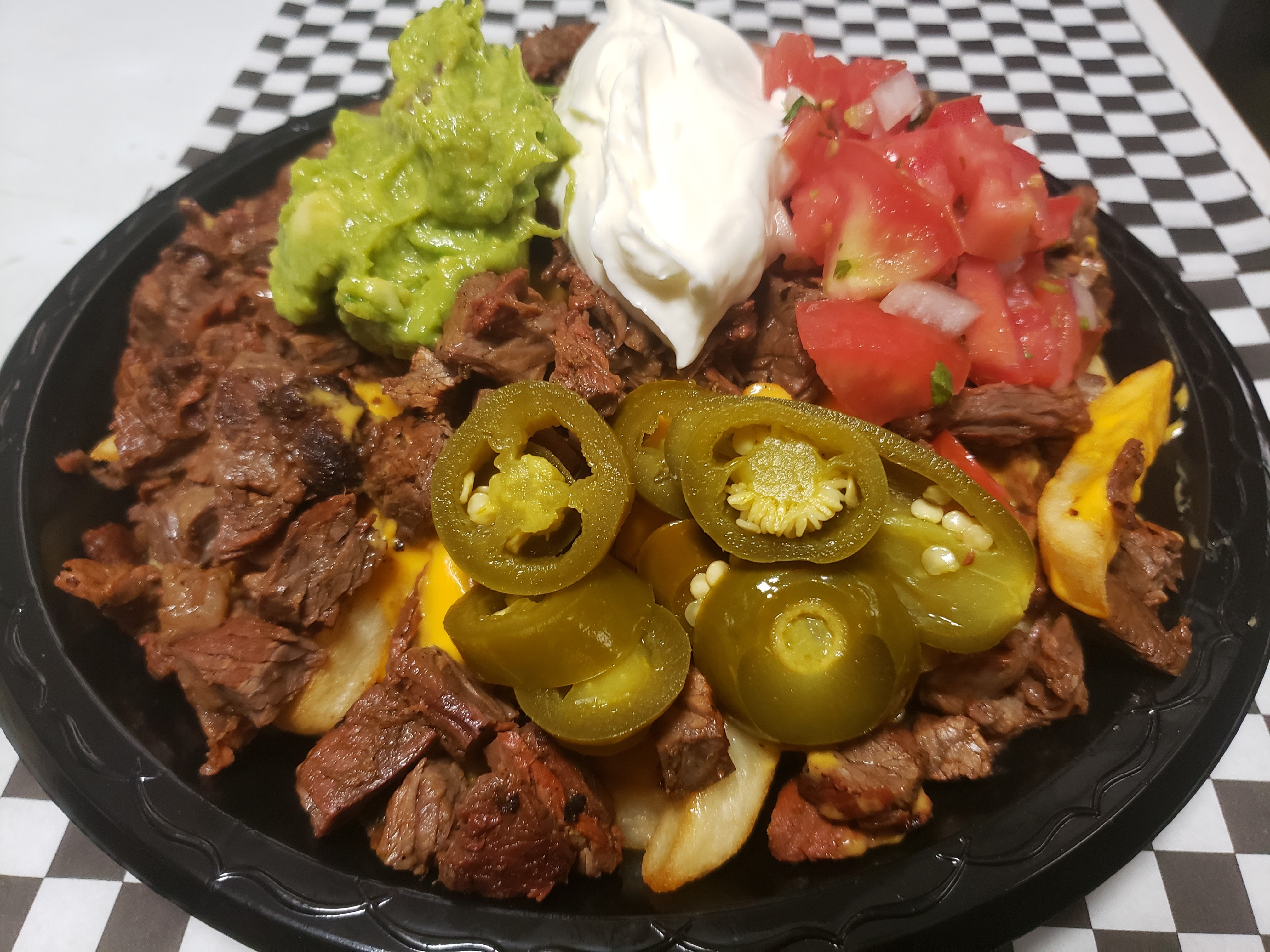 Order Carne Asada Fries food online from Happy Taco store, Los Angeles on bringmethat.com