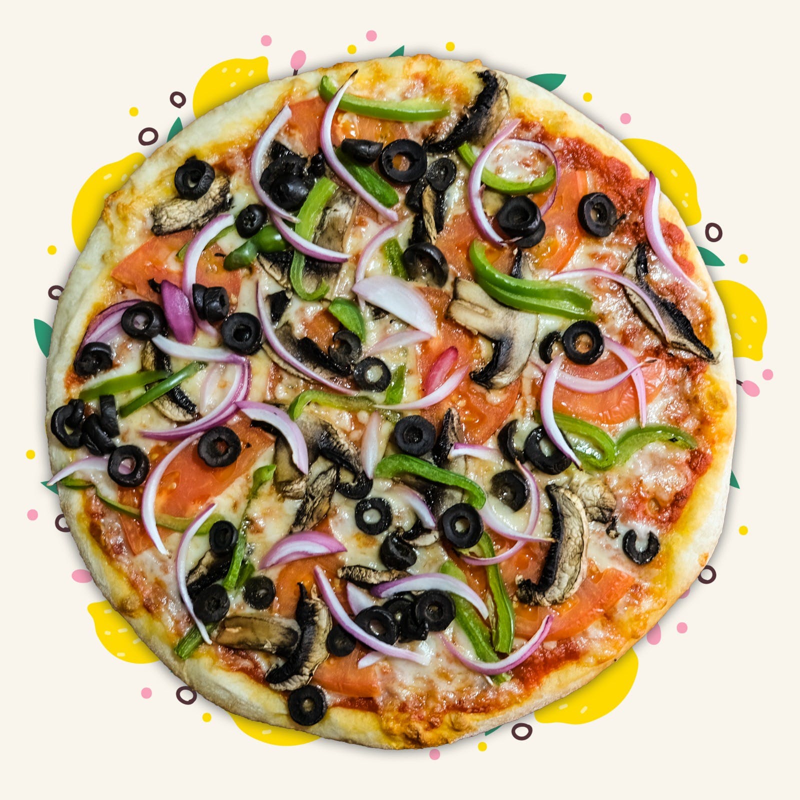 Order Veggie Lover's Pizza - Small 12'' (6 Cut) food online from Oscar's Pizza store, Colonie on bringmethat.com