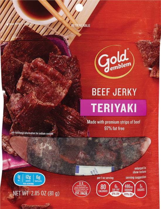 Order Gold Emblem Teriyaki Beef Jerky food online from Cvs store, PHOENIX on bringmethat.com