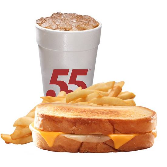 Order Grilled Cheese Meal food online from Hwy 55 Burgers, Shakes & Fries store, Crossville on bringmethat.com