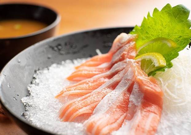 Order Salmon Belly Sashimi food online from Ginza Japanese Restaurant store, Houston on bringmethat.com