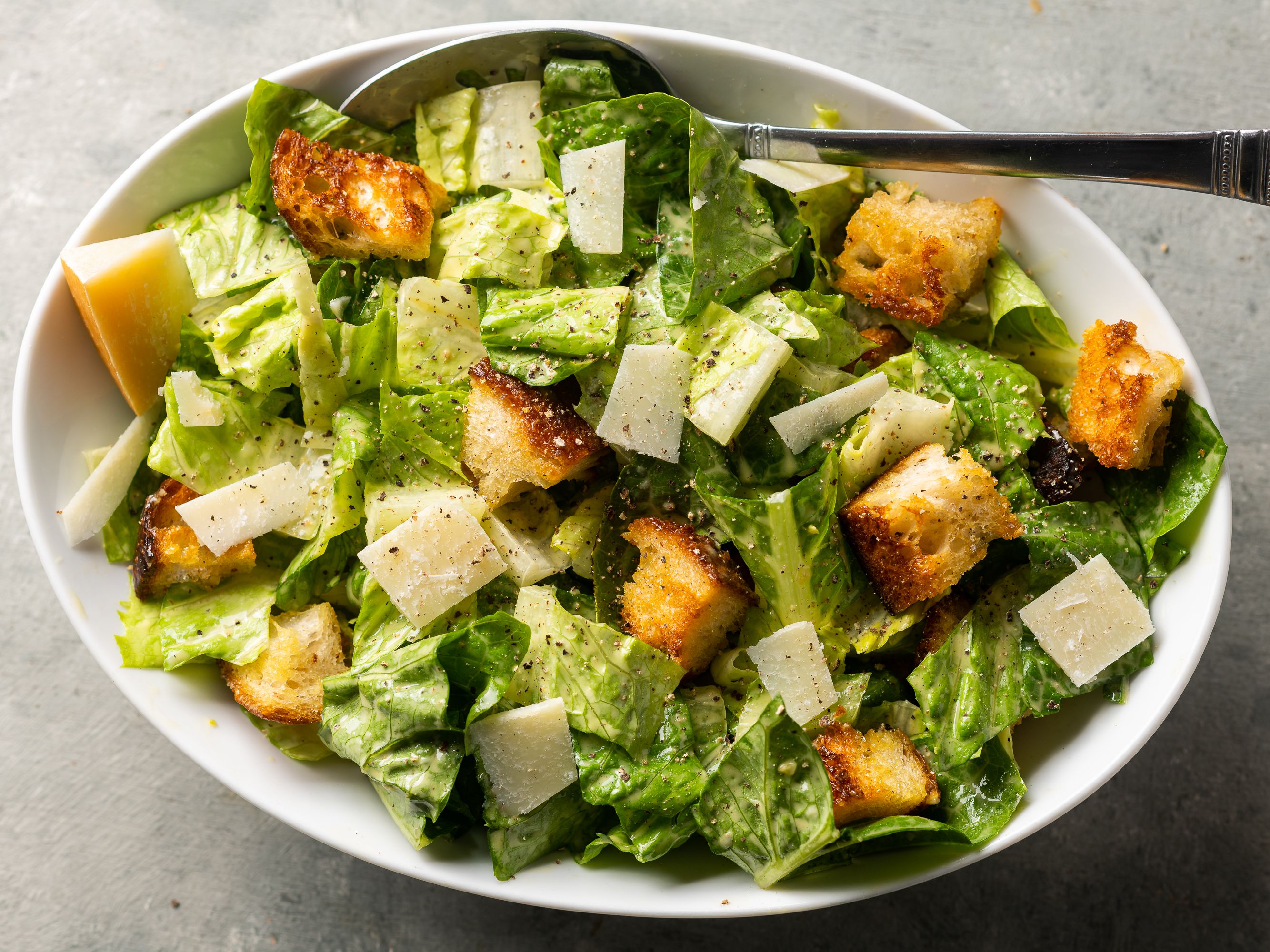 Order Caesar Salad - No Meat food online from Neal Coffee Shop store, San Mateo on bringmethat.com