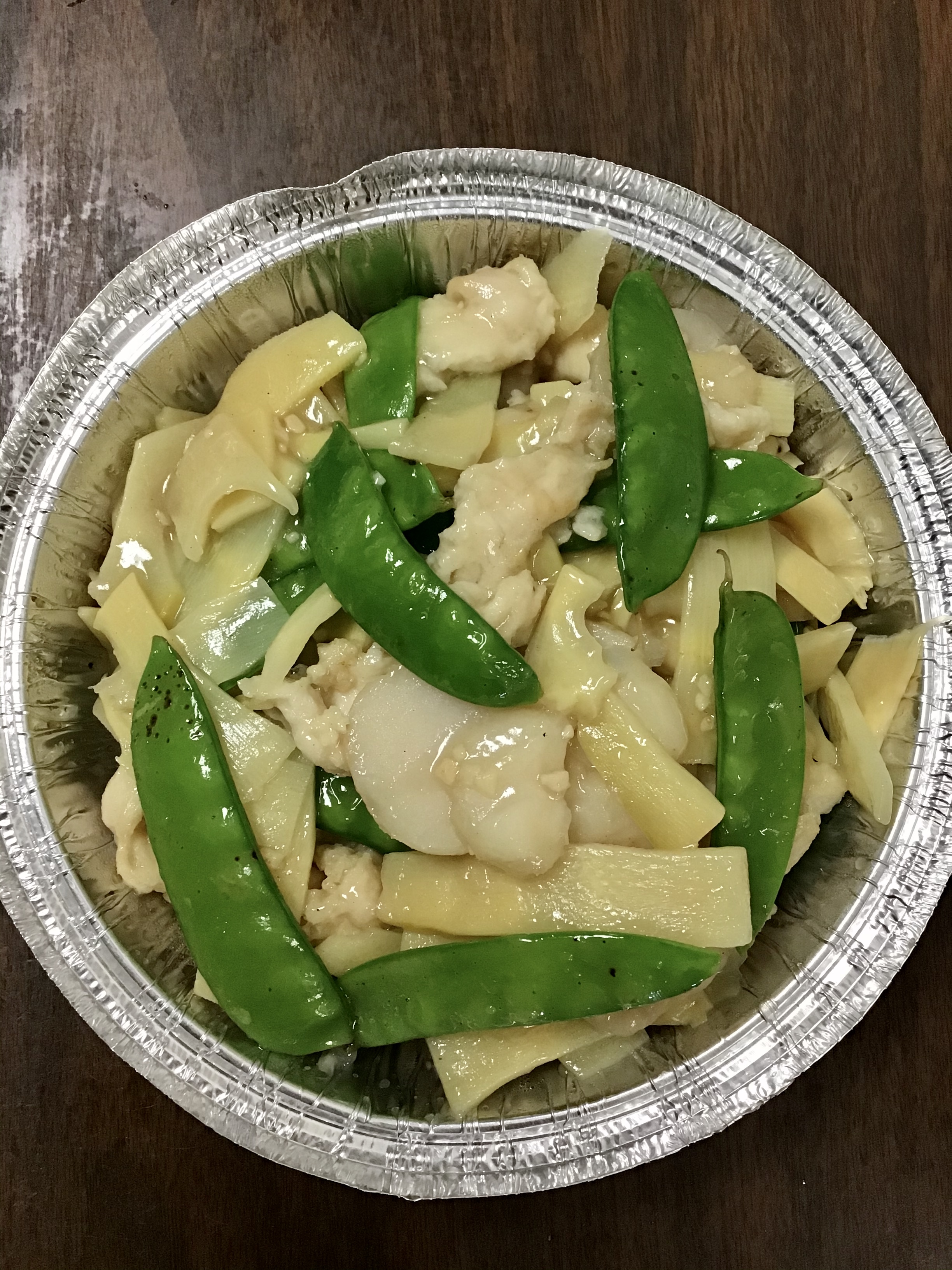 Order Chicken with Pea Pods food online from Peach Garden store, Bloomington on bringmethat.com