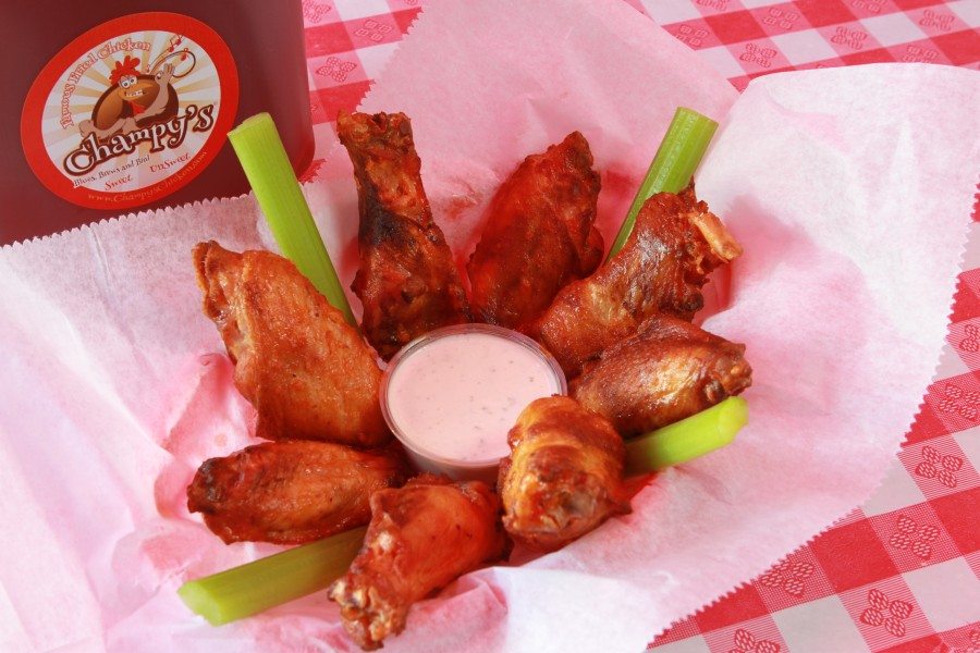 Order 8 Pcs Jumbo Non-Smoked Wings food online from Champys store, Chattanooga on bringmethat.com