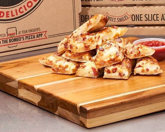 Order Bacon Cheese Breadsticks food online from Romeo Pizza store, Huron on bringmethat.com