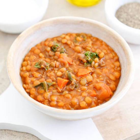 Order Brown Lentils w/ Kale food online from Sole Soups store, Agoura Hills on bringmethat.com