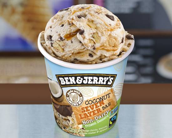 Order Coconut Seven Layer Bar Non-Dairy food online from Ben & Jerry's store, Highland Village on bringmethat.com