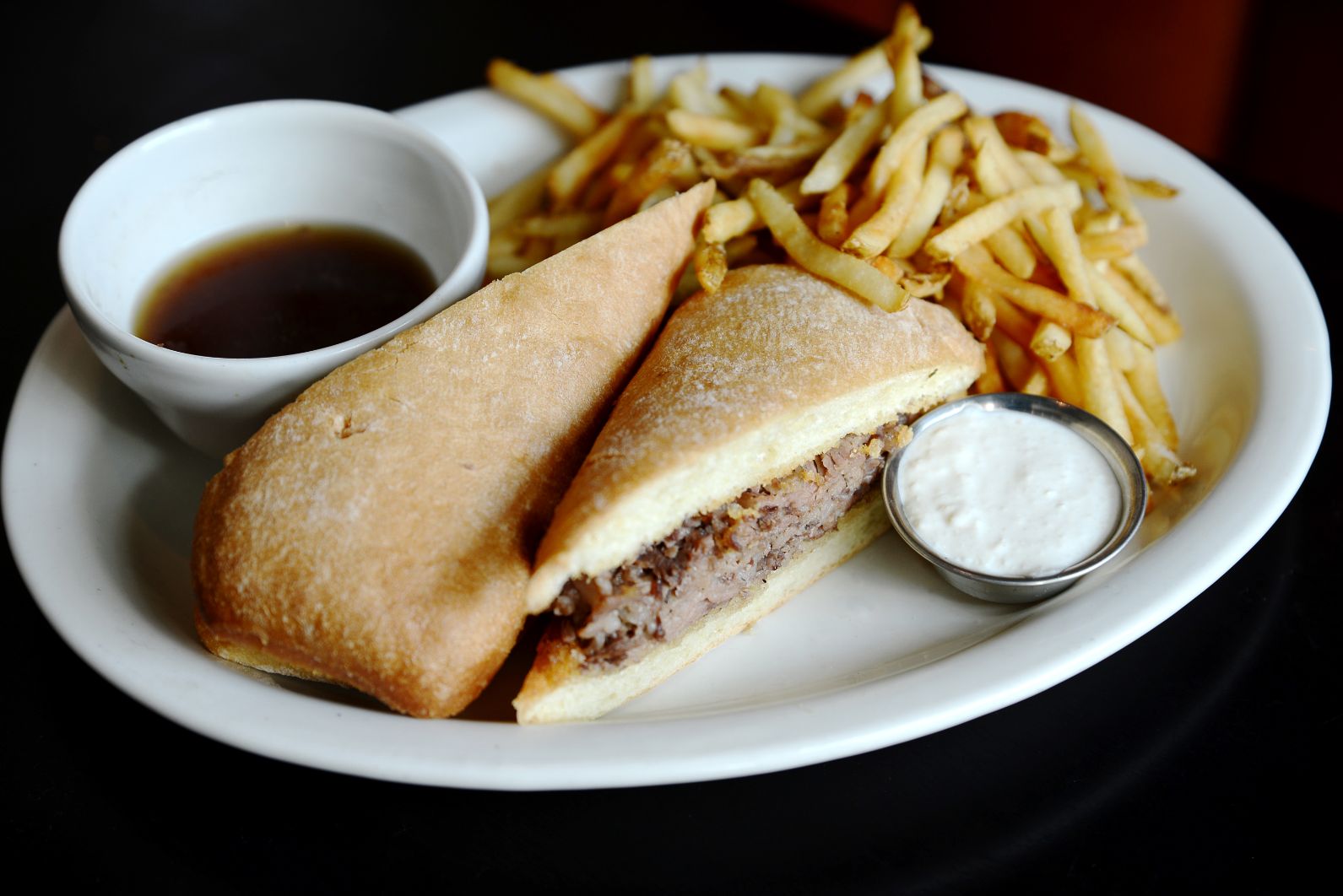 Order Prime Rib French Dip Plate food online from Conner Kitchen + Bar store, Indianapolis on bringmethat.com