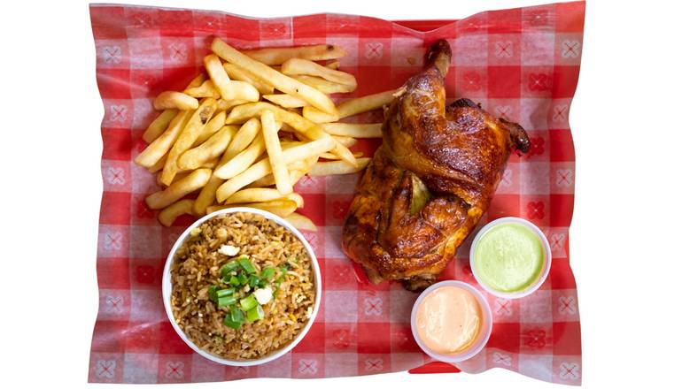 Order 1/2 Chicken - 1/2 Pollo food online from Quechua's Peruvian Rotisserie Chicken and Cuisine store, Camp Hill on bringmethat.com