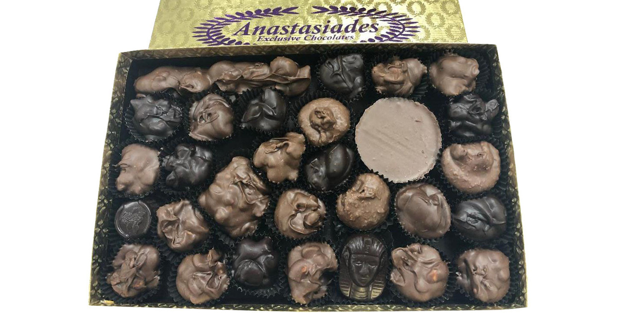 Order 1 lb. Sugar-Free Milk and Dark Chocolate Assortment food online from Anastasiades Exclusive Chocolates store, North Canton on bringmethat.com