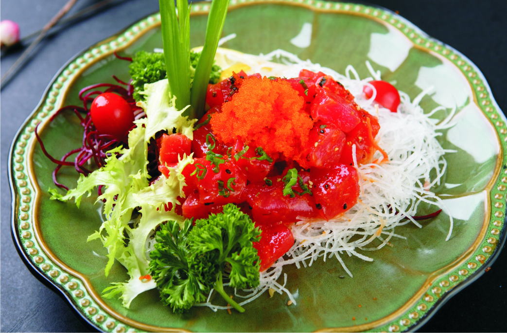 Order 4. Spicy Tuna Plate food online from I Love Sushi store, Santa Clarita on bringmethat.com