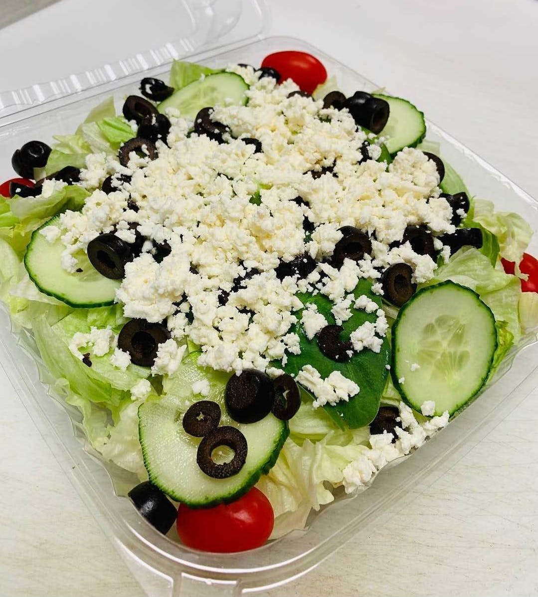 Order Greek Salad - Salad food online from Pizza Care store, Pittsburgh on bringmethat.com