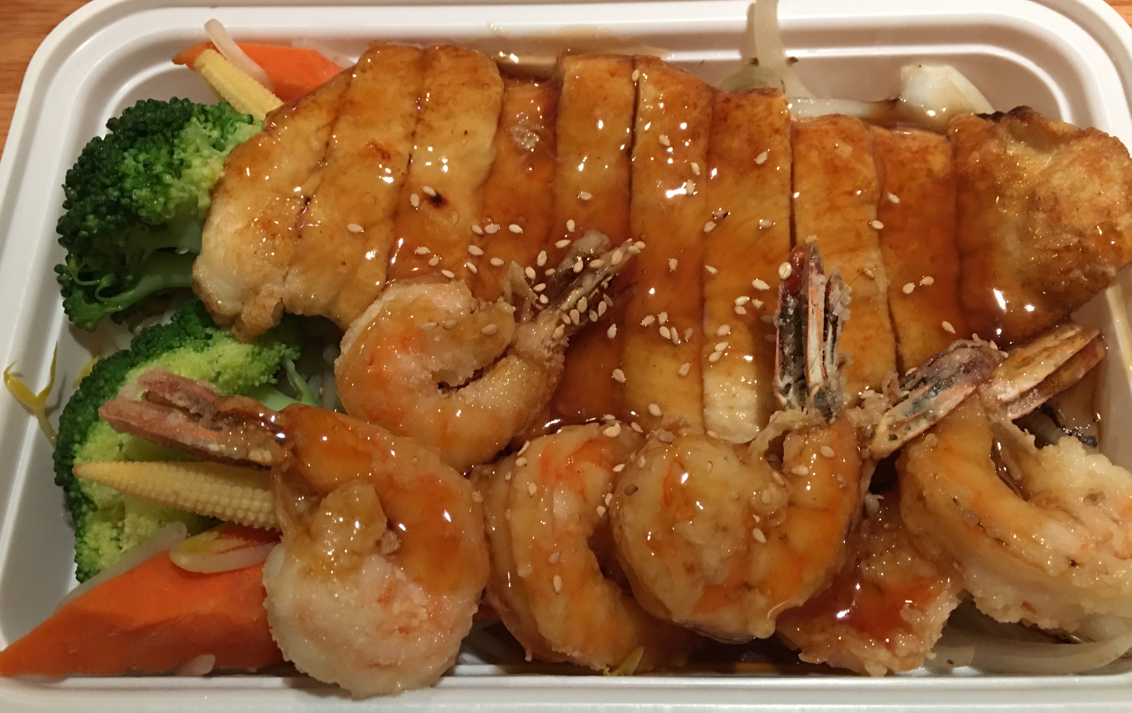 Order Chicken and Shrimp Combo Teriyaki food online from Soho Sushi store, New York on bringmethat.com